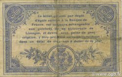 50 Centimes FRANCE régionalisme et divers Limoges 1914 JP.073.08 TB