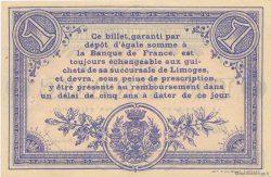 1 Franc FRANCE régionalisme et divers Limoges 1914 JP.073.10 TTB à SUP