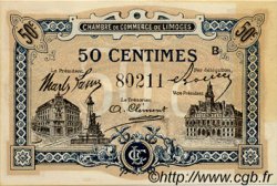 50 Centimes FRANCE régionalisme et divers Limoges 1919 JP.073.20 SPL à NEUF