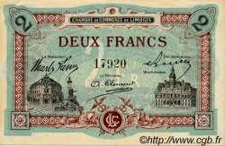 2 Francs FRANCE régionalisme et divers Limoges 1918 JP.073.25 TTB à SUP