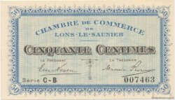 50 Centimes FRANCE régionalisme et divers Lons-Le-Saunier 1918 JP.074.17 SPL à NEUF