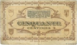 50 Centimes FRANCE régionalisme et divers Lons-Le-Saunier 1918 JP.074.17 TB