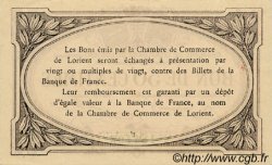 50 Centimes FRANCE régionalisme et divers Lorient 1915 JP.075.01 TTB à SUP