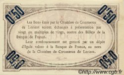 50 Centimes FRANCE régionalisme et divers Lorient 1915 JP.075.20 SPL à NEUF