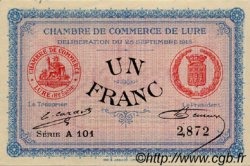 1 Franc FRANCE régionalisme et divers Lure 1915 JP.076.06 TTB à SUP