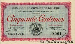 50 Centimes FRANCE régionalisme et divers Lure 1915 JP.076.13 SPL à NEUF