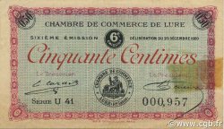 50 Centimes FRANCE régionalisme et divers Lure 1920 JP.076.36 TTB à SUP