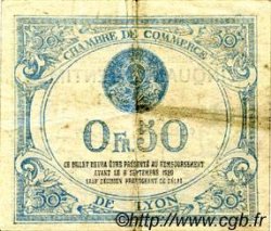 50 Centimes FRANCE régionalisme et divers Lyon 1915 JP.077.03 TB