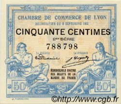 50 Centimes FRANCE régionalisme et divers Lyon 1915 JP.077.04 SPL à NEUF