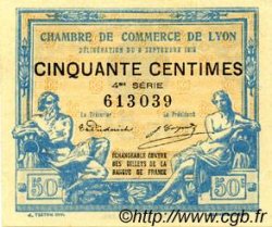 50 Centimes FRANCE régionalisme et divers Lyon 1915 JP.077.05