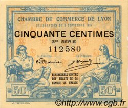50 Centimes FRANCE régionalisme et divers Lyon 1915 JP.077.05 TTB à SUP