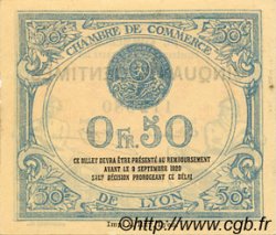 50 Centimes FRANCE régionalisme et divers Lyon 1915 JP.077.05 TTB à SUP