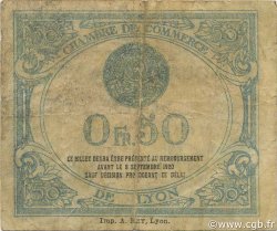 50 Centimes FRANCE régionalisme et divers Lyon 1915 JP.077.05 TB