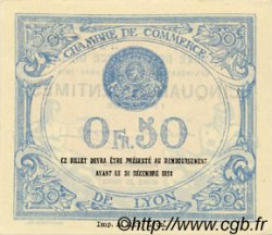 50 Centimes FRANCE régionalisme et divers Lyon 1919 JP.077.18 SPL à NEUF