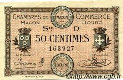 50 Centimes FRANCE régionalisme et divers Macon, Bourg 1917 JP.078.09 TTB à SUP