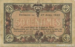 50 Centimes FRANCE régionalisme et divers Macon, Bourg 1920 JP.078.11 TB