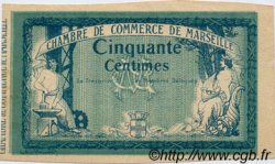50 Centimes Épreuve FRANCE régionalisme et divers Marseille 1914 JP.079.07 TTB à SUP