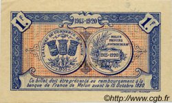 1 Franc Annulé FRANCE régionalisme et divers Melun 1915 JP.080.04 SPL à NEUF