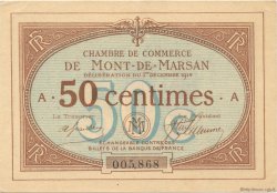 50 Centimes FRANCE régionalisme et divers Mont-De-Marsan 1914 JP.082.01 SPL à NEUF