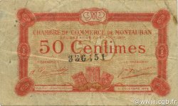 50 Centimes FRANCE régionalisme et divers Montauban 1917 JP.083.13 TB