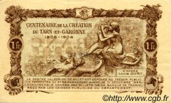 1 Franc FRANCE régionalisme et divers Montauban 1921 JP.083.19 TTB à SUP
