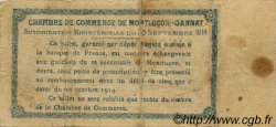 50 Centimes FRANCE régionalisme et divers Montluçon, Gannat 1914 JP.084.01 TB