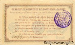 1 Franc FRANCE régionalisme et divers Montluçon, Gannat 1915 JP.084.15 TTB à SUP