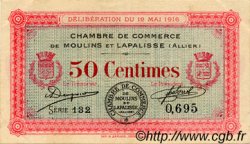 50 Centimes FRANCE régionalisme et divers Moulins et Lapalisse 1916 JP.086.01 TTB à SUP