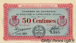 50 Centimes FRANCE régionalisme et divers Moulins et Lapalisse 1917 JP.086.11 SPL à NEUF