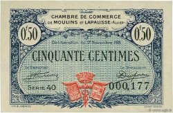 50 Centimes FRANCE régionalisme et divers Moulins et Lapalisse 1921 JP.086.22 TTB à SUP