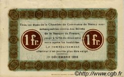 1 Franc FRANCE régionalisme et divers Nancy 1918 JP.087.29 TTB à SUP