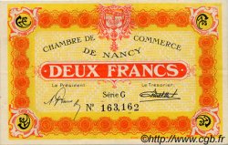 2 Francs FRANCE régionalisme et divers Nancy 1922 JP.087.55 TTB à SUP