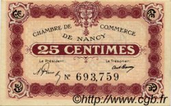 25 Centimes FRANCE régionalisme et divers Nancy 1918 JP.087.57