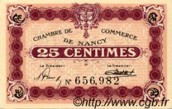 25 Centimes FRANCE régionalisme et divers Nancy 1918 JP.087.62 TTB à SUP