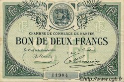2 Francs FRANCE régionalisme et divers Nantes 1918 JP.088.02 TTB à SUP