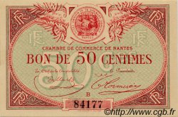 50 Centimes FRANCE régionalisme et divers Nantes 1918 JP.088.03 SPL à NEUF