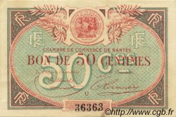 50 Centimes FRANCE régionalisme et divers Nantes 1918 JP.088.16 SPL à NEUF