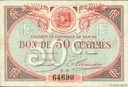 50 Centimes FRANCE régionalisme et divers Nantes 1918 JP.088.18 TB