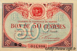50 Centimes FRANCE régionalisme et divers Nantes 1918 JP.088.22 TTB à SUP