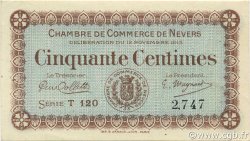 50 Centimes FRANCE régionalisme et divers Nevers 1915 JP.090.01 SPL à NEUF