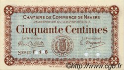 50 Centimes Spécimen FRANCE régionalisme et divers Nevers 1915 JP.090.06 TTB à SUP