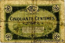 50 Centimes FRANCE régionalisme et divers Nevers 1920 JP.090.16 TB