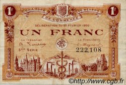 1 Franc FRANCE régionalisme et divers Nevers 1920 JP.090.17 TB