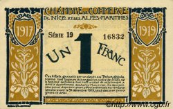 1 Franc FRANCE régionalisme et divers Nice 1917 JP.091.05 TTB à SUP