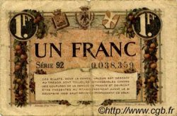 1 Franc FRANCE régionalisme et divers Nice 1920 JP.091.11 TB