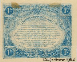1 Franc FRANCE régionalisme et divers Nîmes 1915 JP.092.06 SPL à NEUF