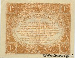 1 Franc Spécimen FRANCE régionalisme et divers Nîmes 1915 JP.092.15 SPL à NEUF