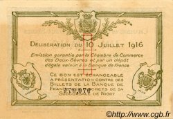 1 Franc FRANCE régionalisme et divers Niort 1916 JP.093.08 TTB à SUP