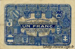 1 Franc FRANCE régionalisme et divers Nord et Pas-De-Calais 1918 JP.094.05 TTB à SUP