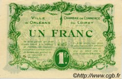 1 Franc FRANCE régionalisme et divers Orléans 1915 JP.095.06 SPL à NEUF